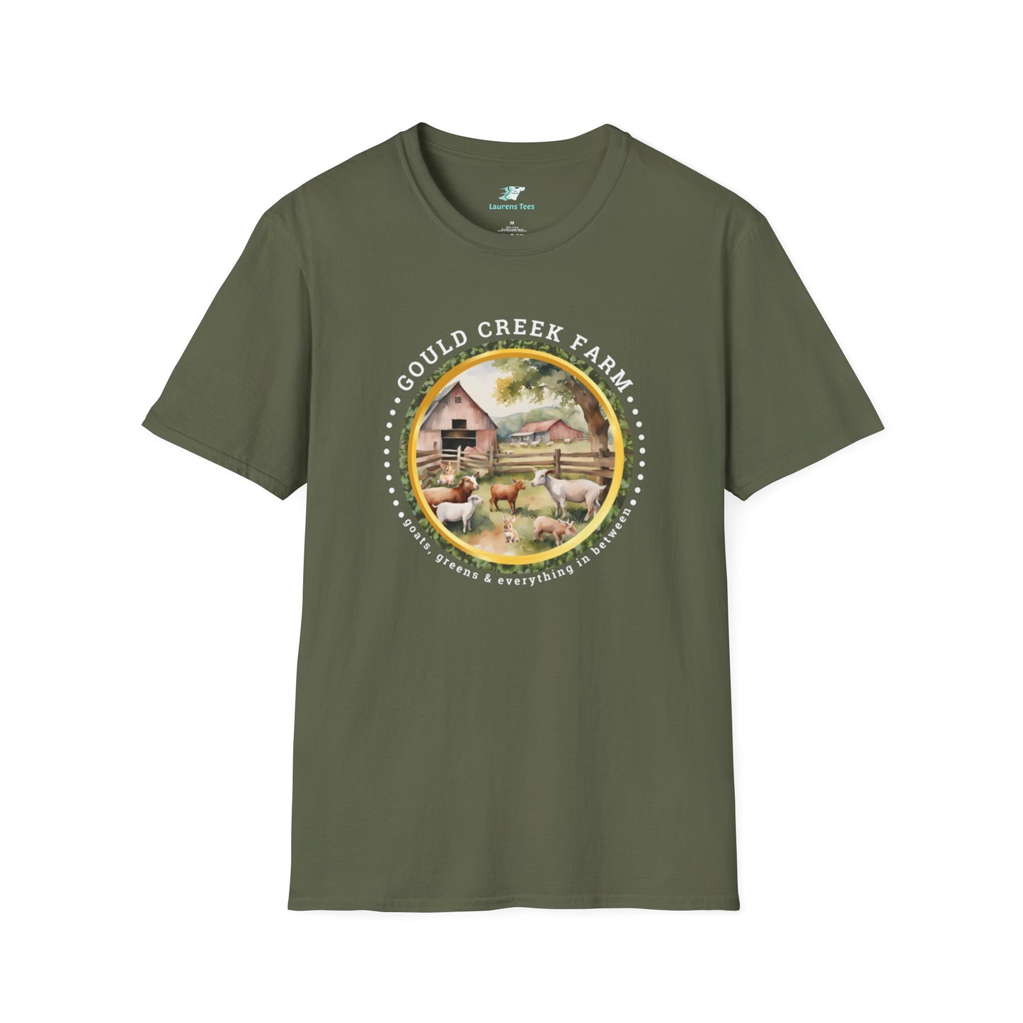 Gould Creek Farms Front - Unisex Softstyle T-Shirt