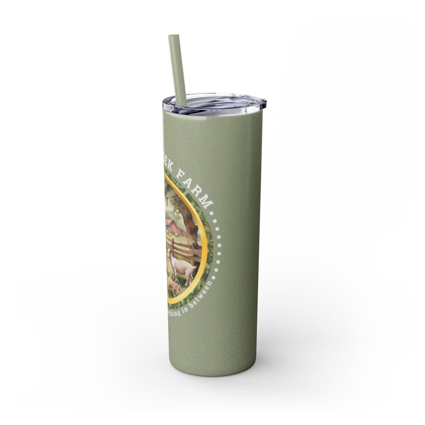 Gould Creek Farm - Skinny Tumbler with Straw, 20oz