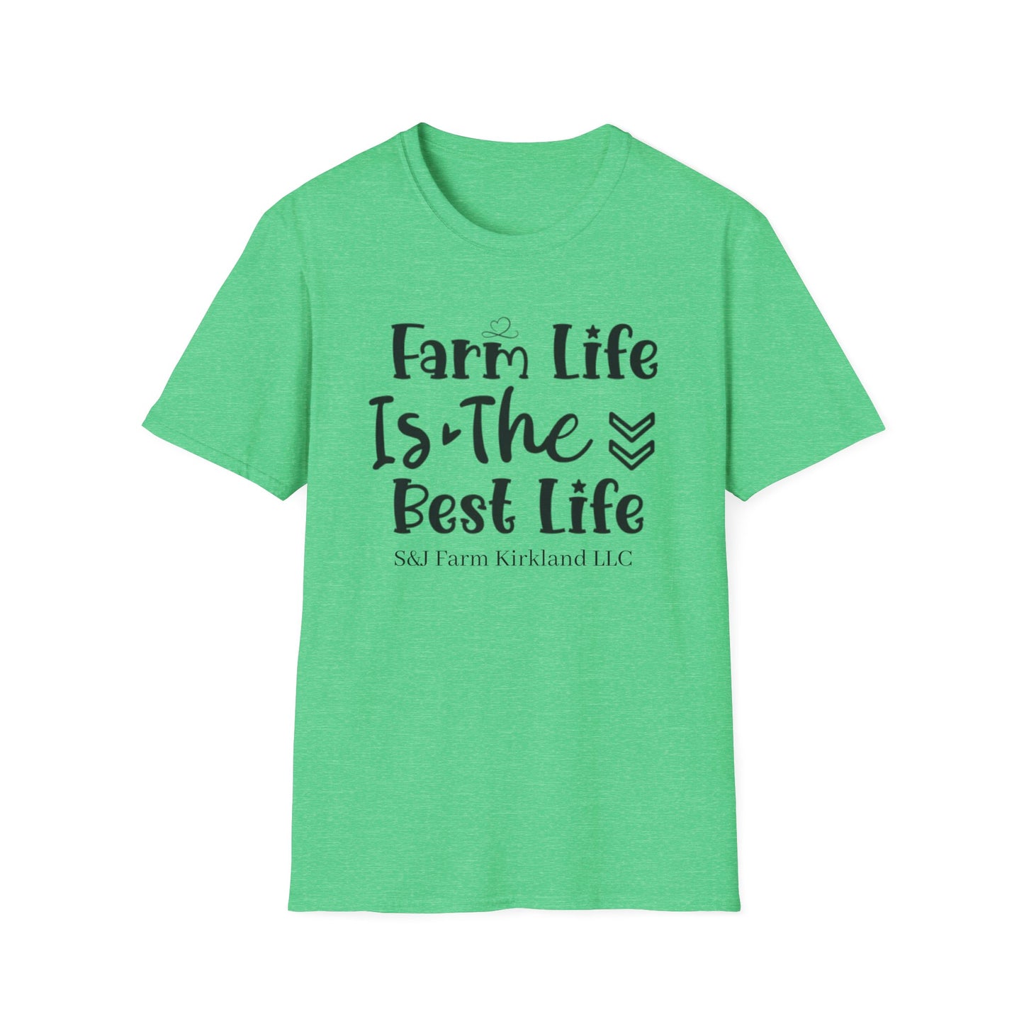 Farm Life is the Best Life S&J - Unisex Softstyle T-Shirt