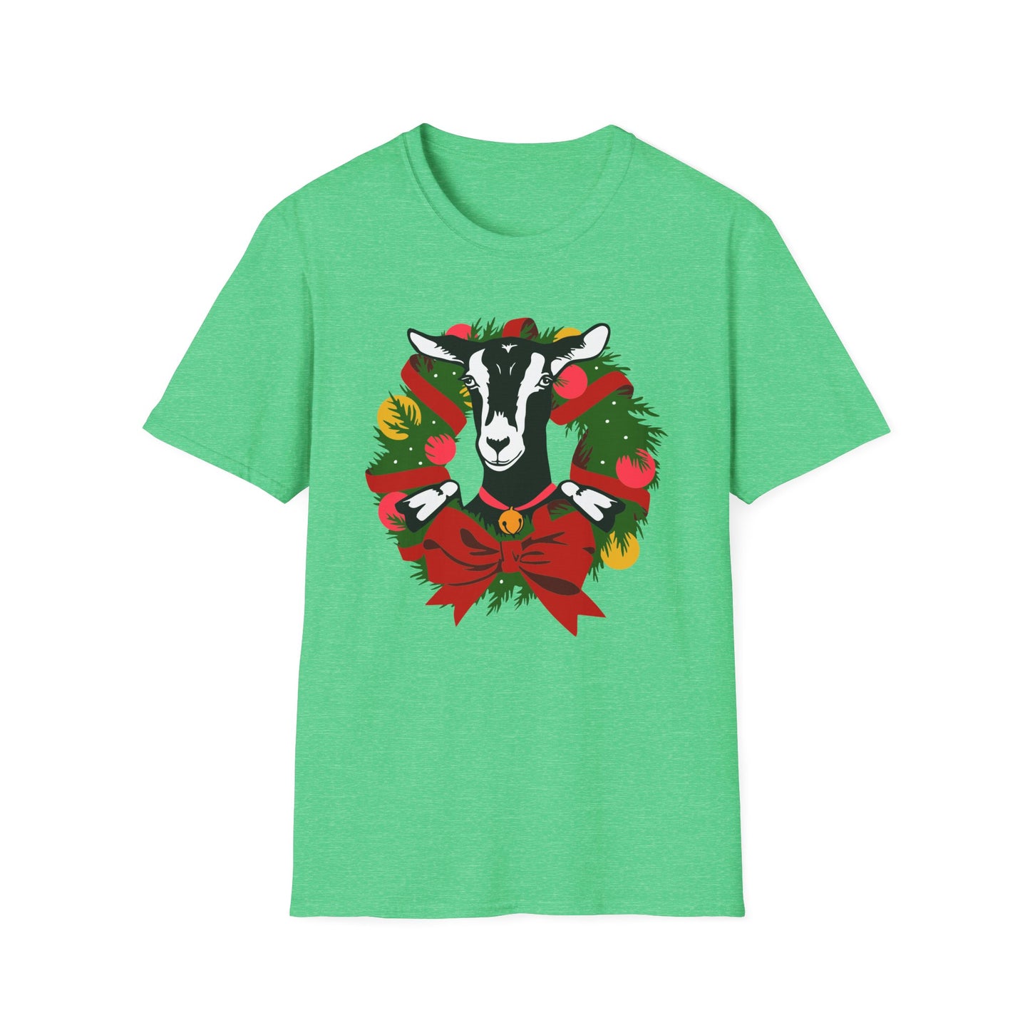 Goat Wreath - Unisex Softstyle T-Shirt