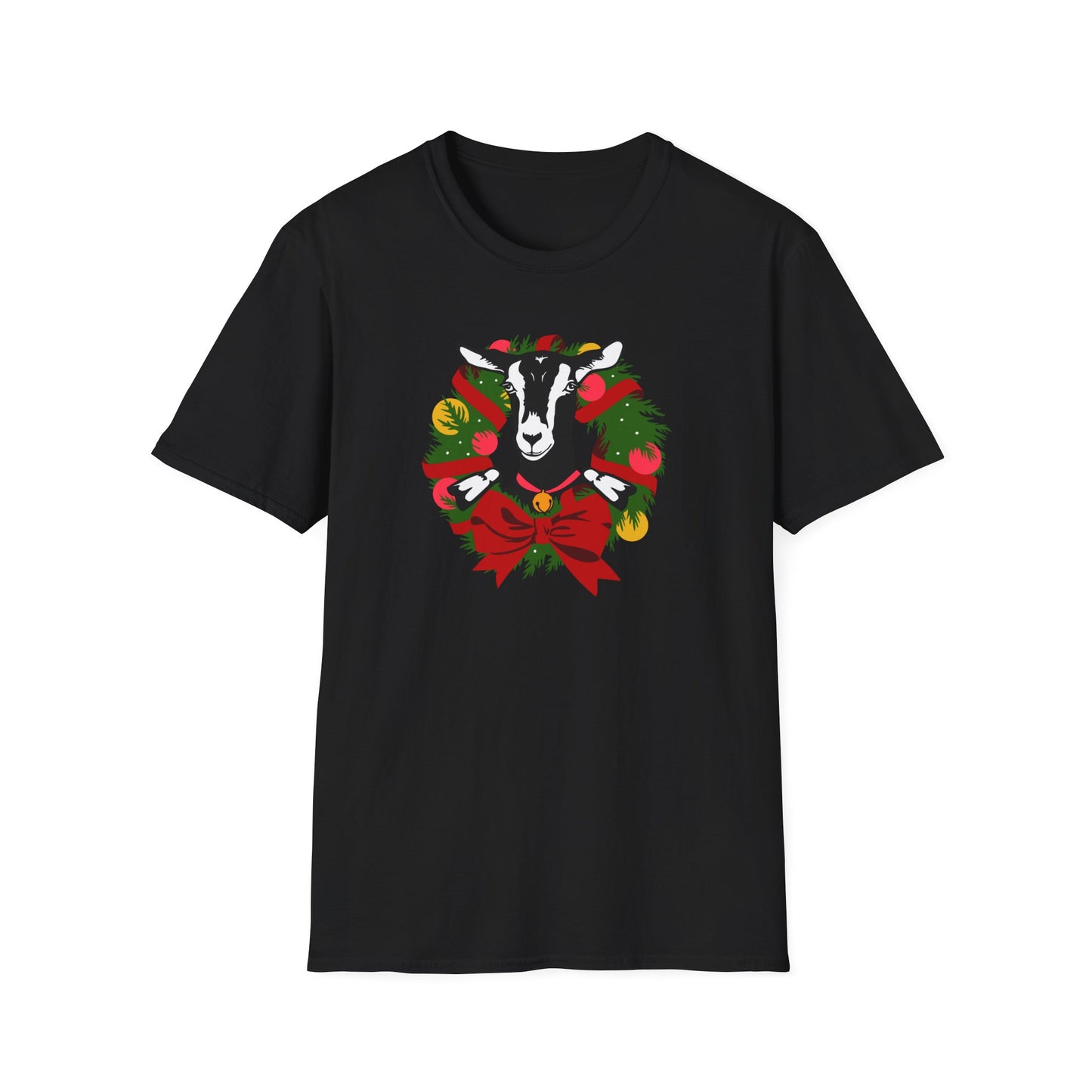 Goat Wreath - Unisex Softstyle T-Shirt