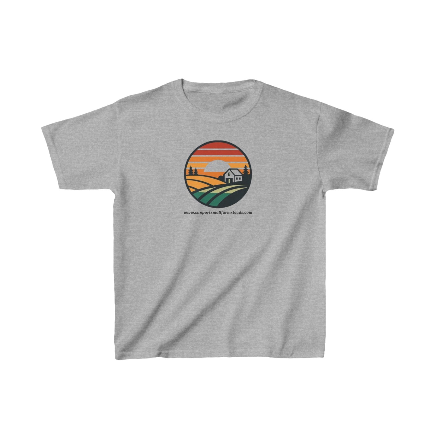 Support Small Farmsteads - Kids Heavy Cotton™ Tee