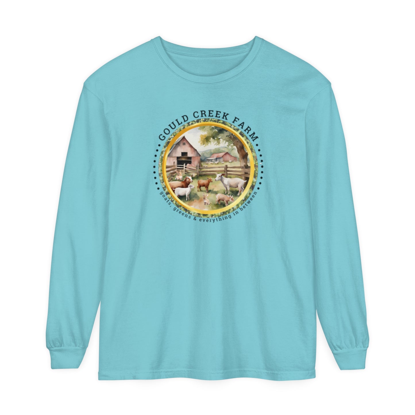 Gould Creek Farm - Unisex Garment-dyed Long Sleeve T-Shirt