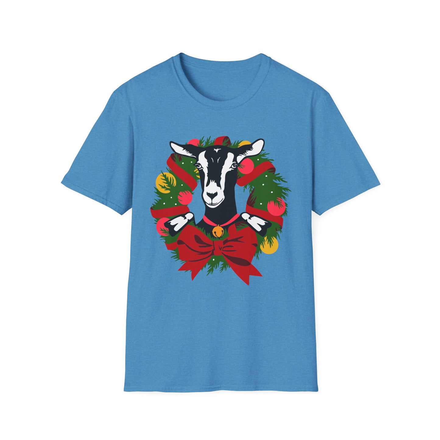 Goat Wreath - Unisex Softstyle T-Shirt