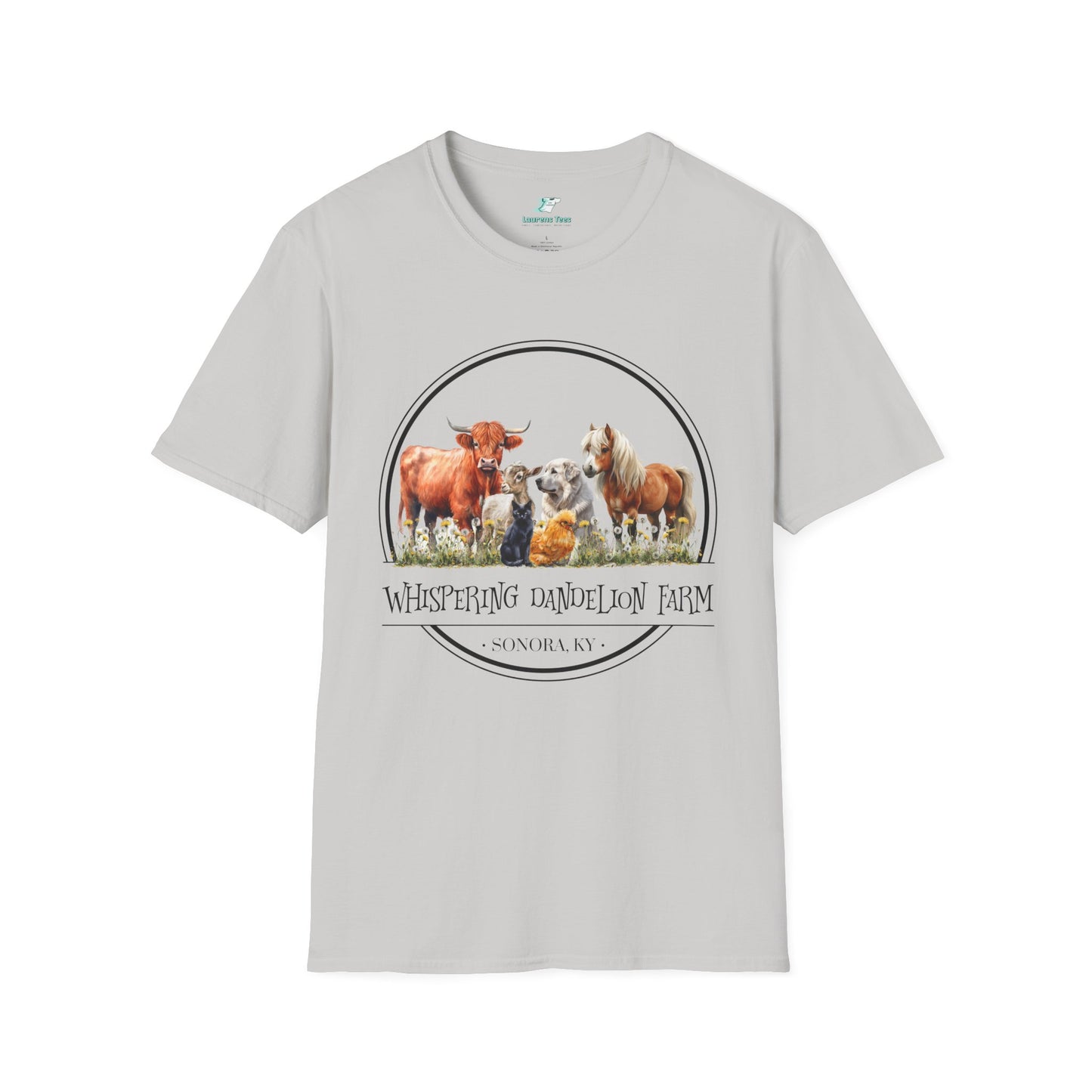 Whispering Dandelion Farm - Unisex Softstyle T-Shirt