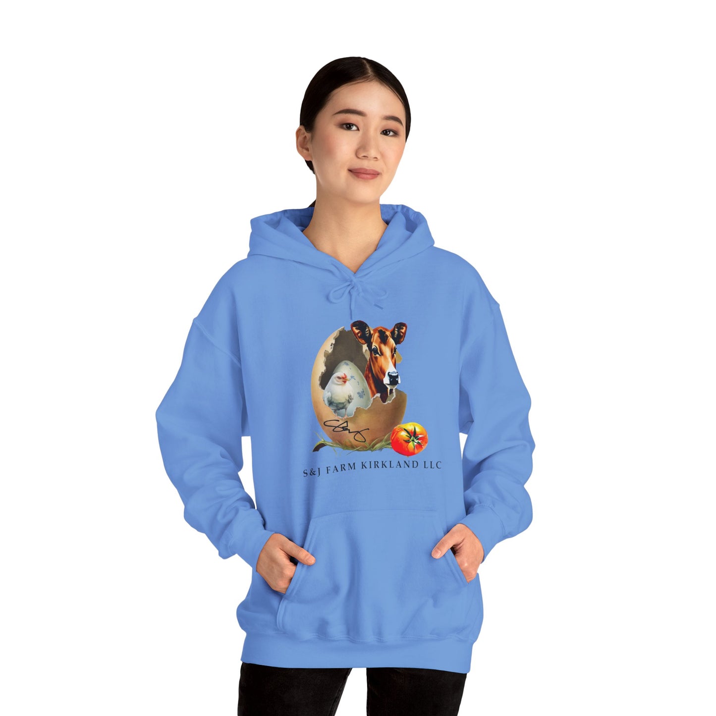 S&J Farm Kirkland LLC FRONT AND BACK DESIGNS - Unisex Heavy Blend™ Hooded Sweatshirt