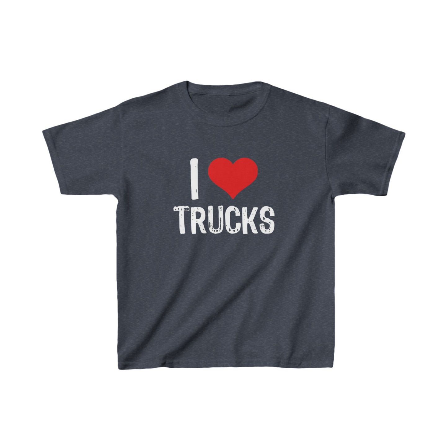 I Love Trucks - Kids Heavy Cotton™ Tee