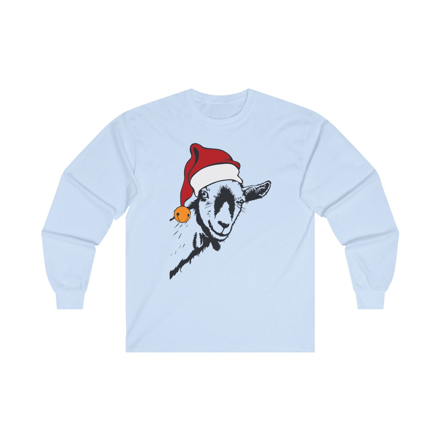 Merry Christmas Goat GCF - Unisex Ultra Cotton Long Sleeve Tee