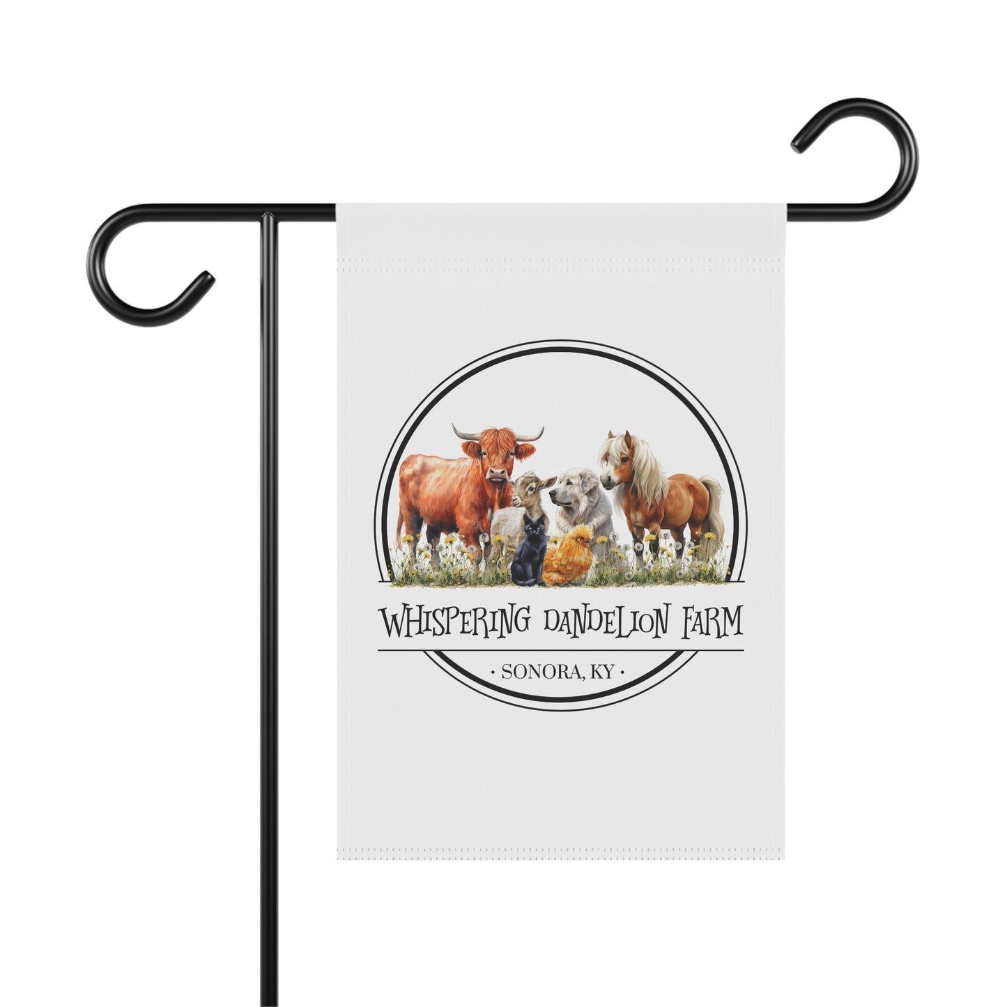 Whispering Dandelion Farm - Garden & House Banner