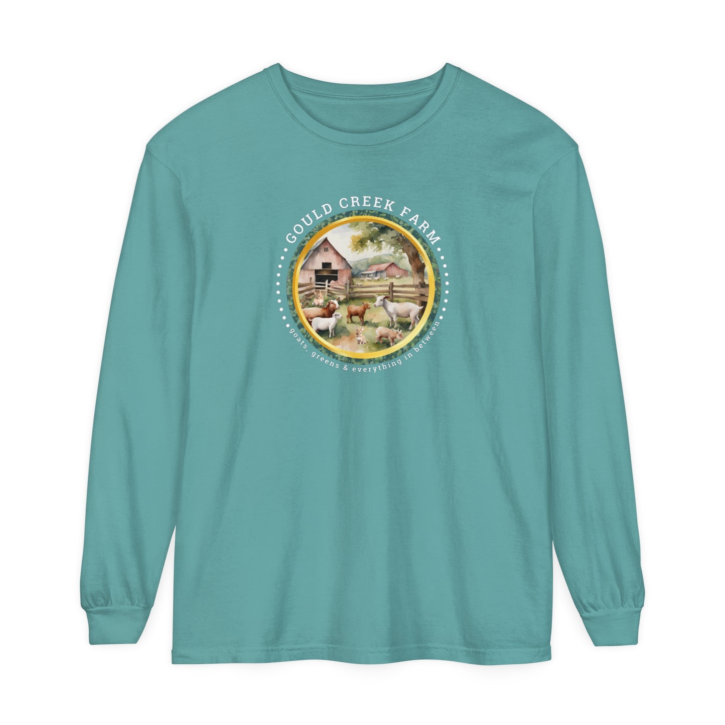 Gould Creek Farm - Unisex Garment-dyed Long Sleeve T-Shirt