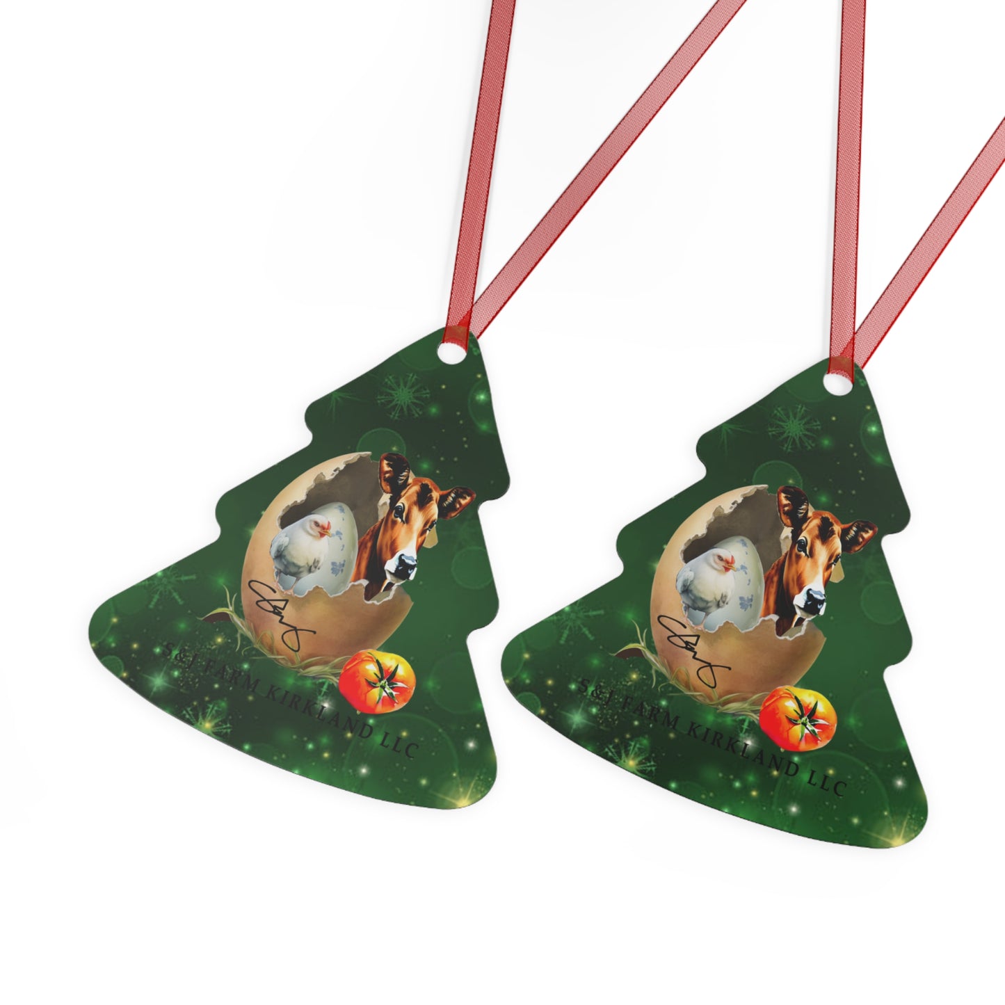 S&J Farm Kirkland LLC - Metal Ornaments