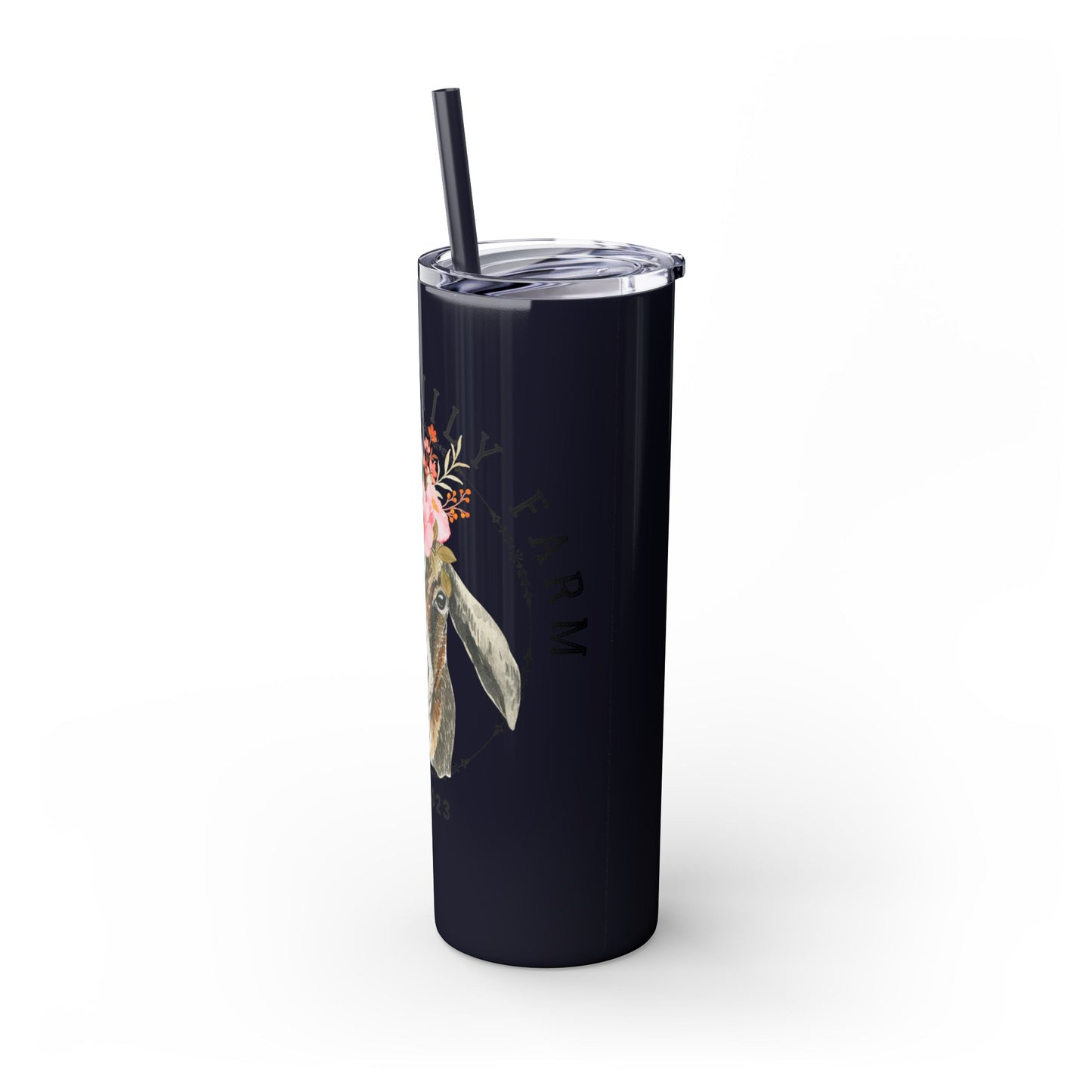 Garner Family Farm - Skinny Tumbler with Straw, 20oz