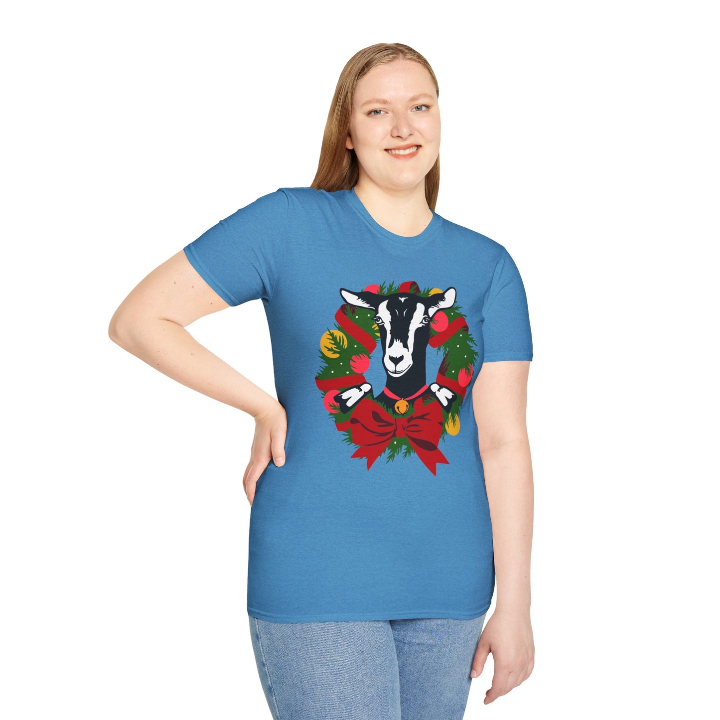 Goat Wreath - Unisex Softstyle T-Shirt