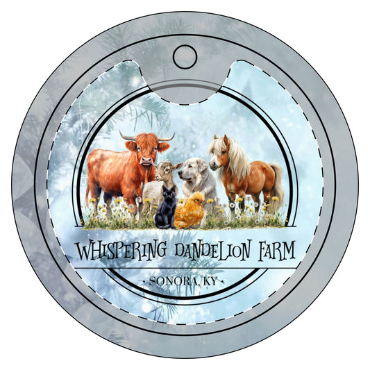 Whispering Dandelion Farm - Ceramic Ornaments, 2-Side Print