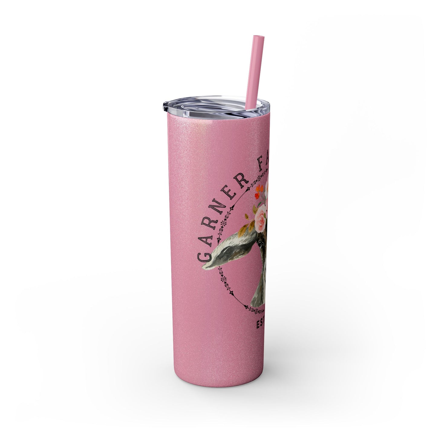 Garner Family Farm - Skinny Tumbler with Straw, 20oz