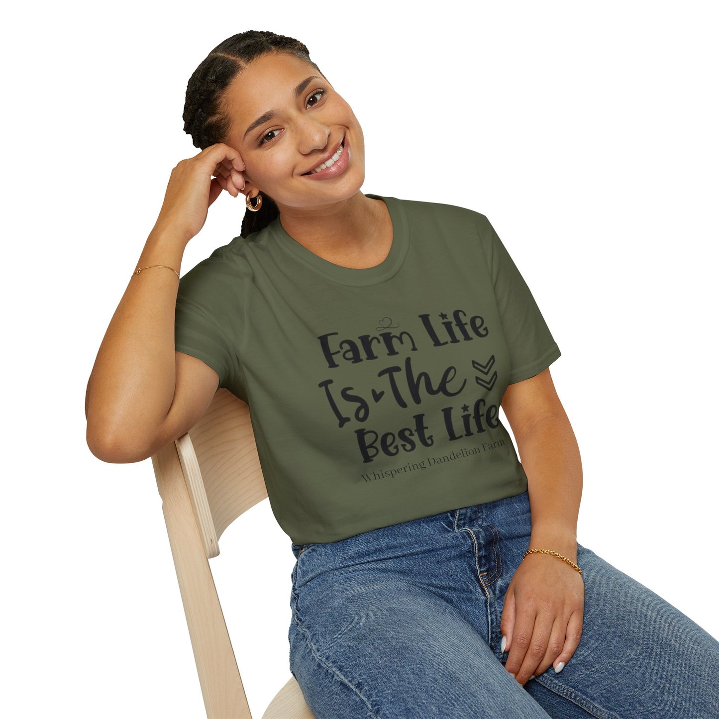 Farm Life is the Best Life WDF - Unisex Softstyle T-Shirt