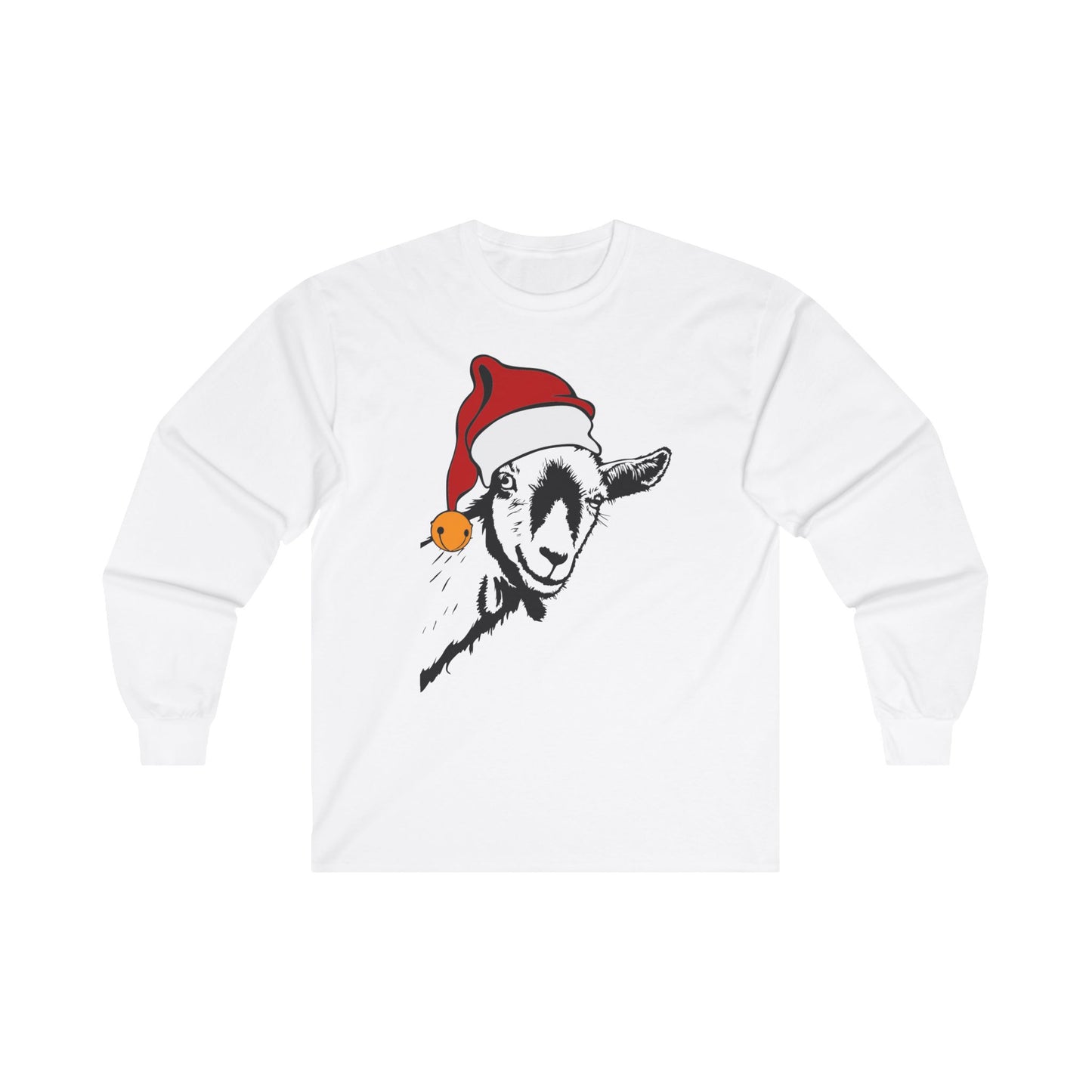 Merry Christmas Goat GCF - Unisex Ultra Cotton Long Sleeve Tee