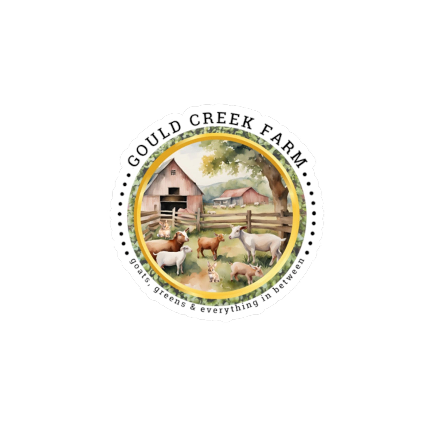 Gould Creek Farm - Kiss-Cut Vinyl Decals