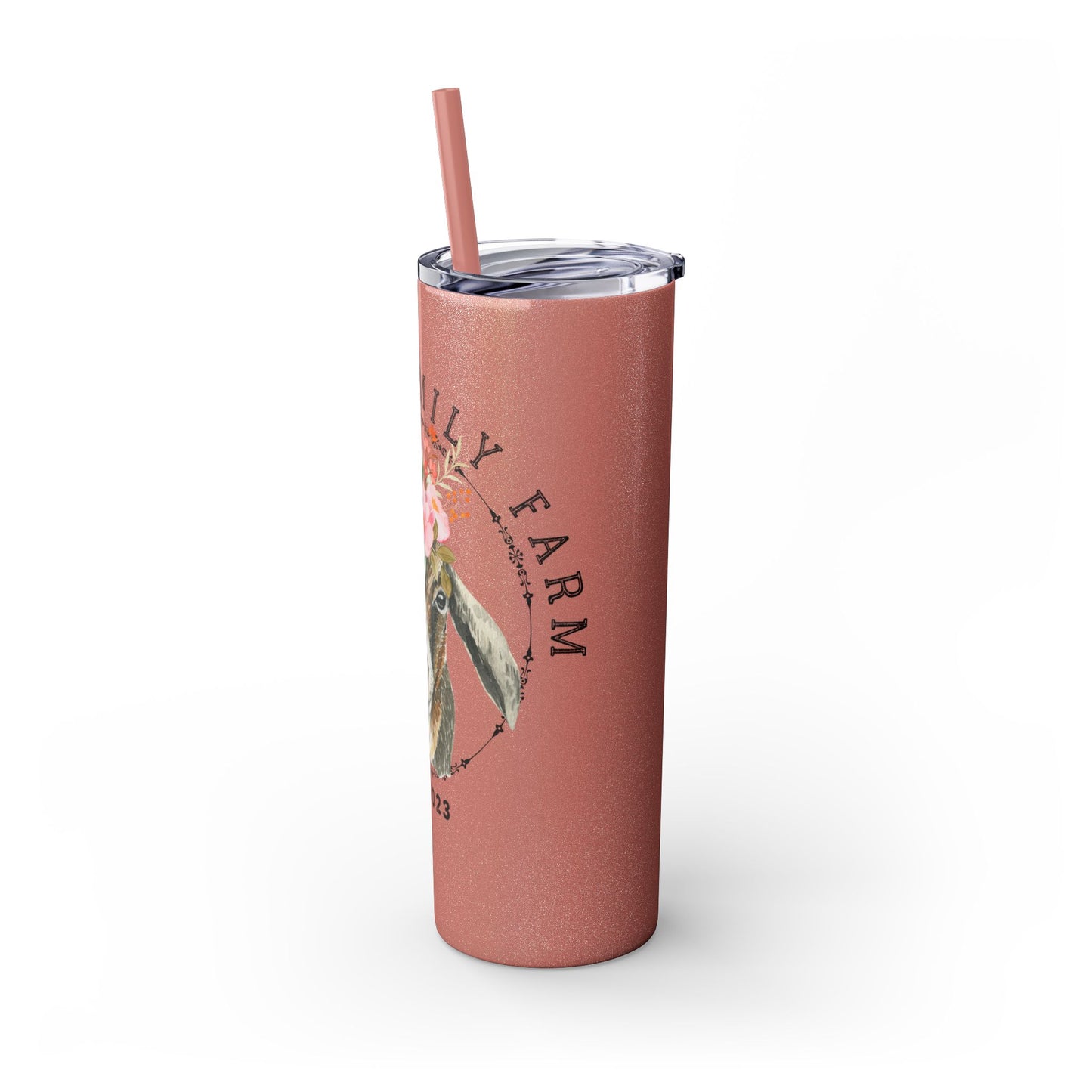 Garner Family Farm - Skinny Tumbler with Straw, 20oz