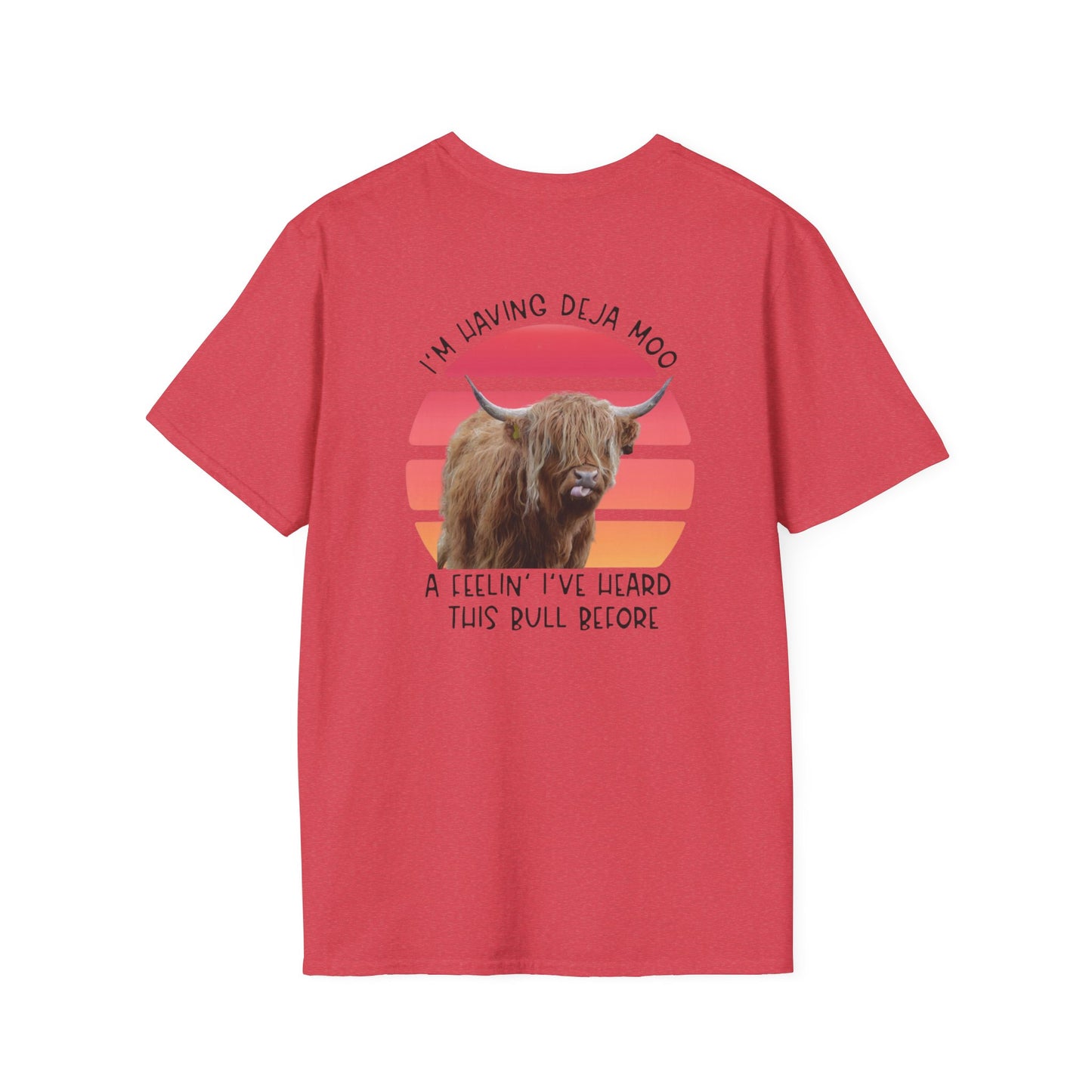 Deja-Moo Whispering Dandelion - Unisex Softstyle T-Shirt