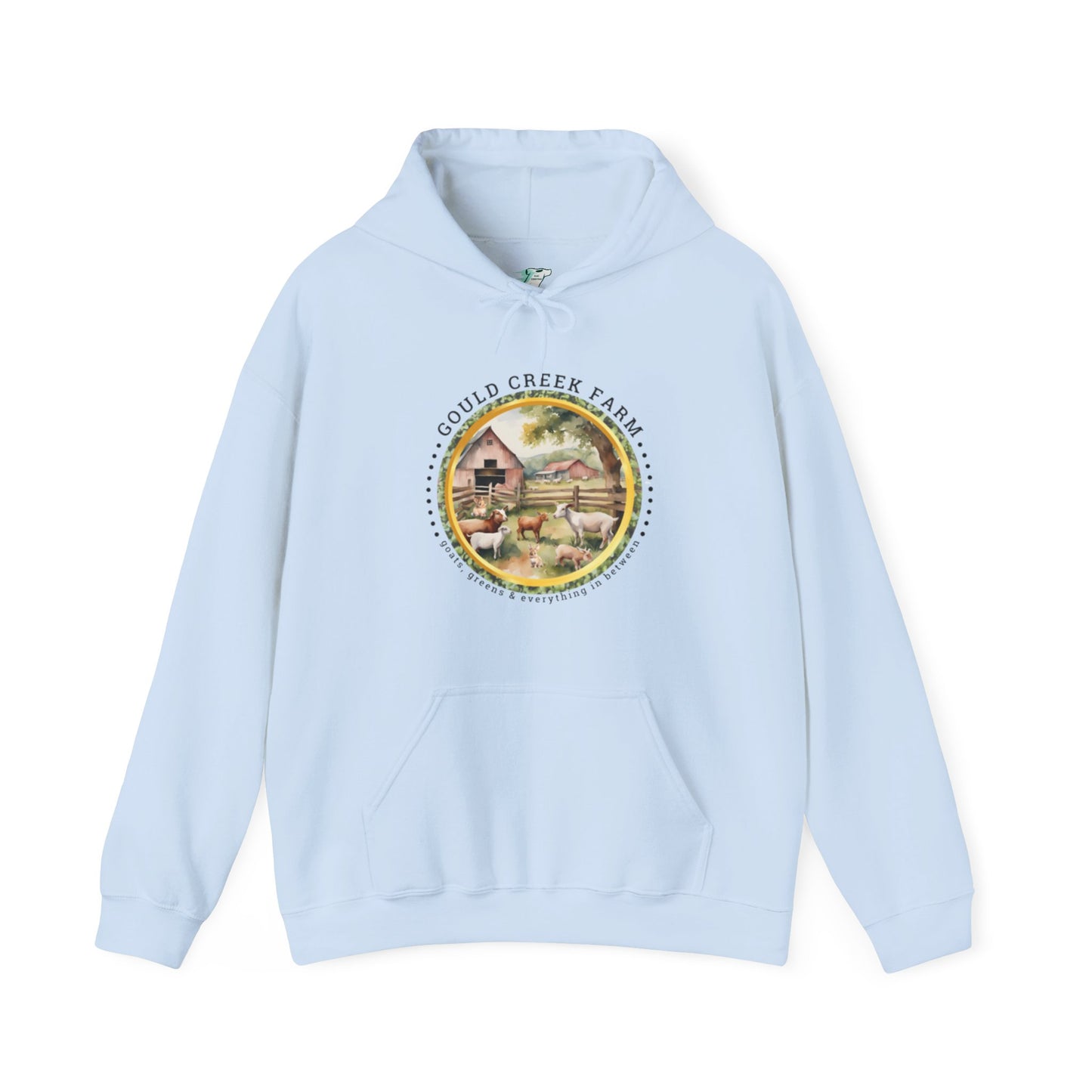 Gould Creek Farm FRONT AND BACK DESIGNS - Unisex Heavy Blend™ Hooded Sweatshirt