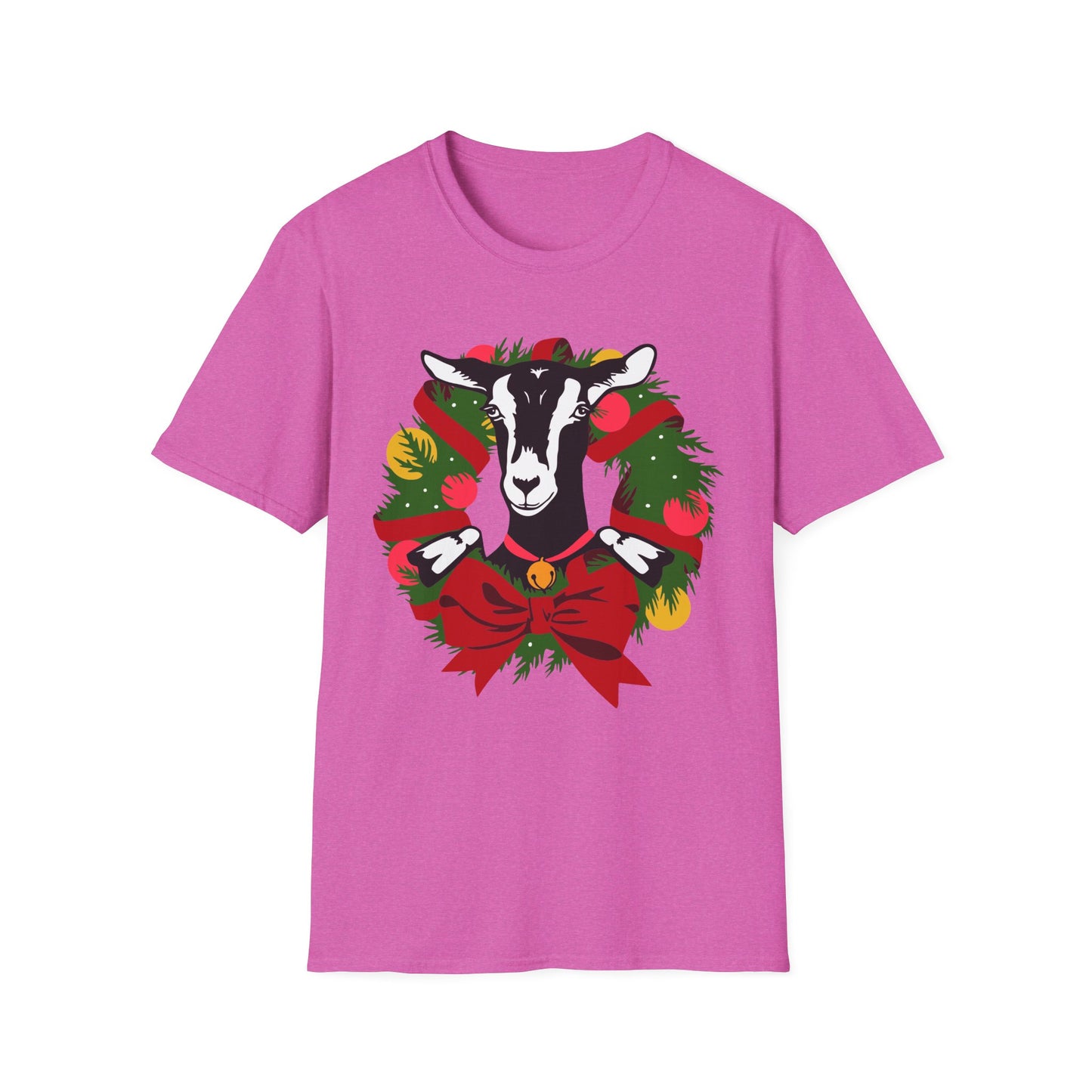 Goat Wreath - Unisex Softstyle T-Shirt