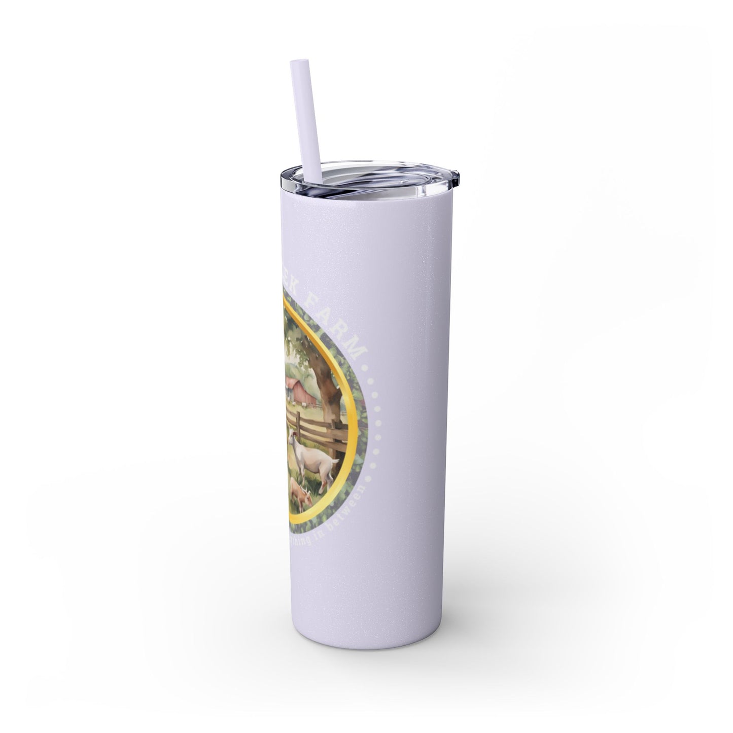 Gould Creek Farm - Skinny Tumbler with Straw, 20oz