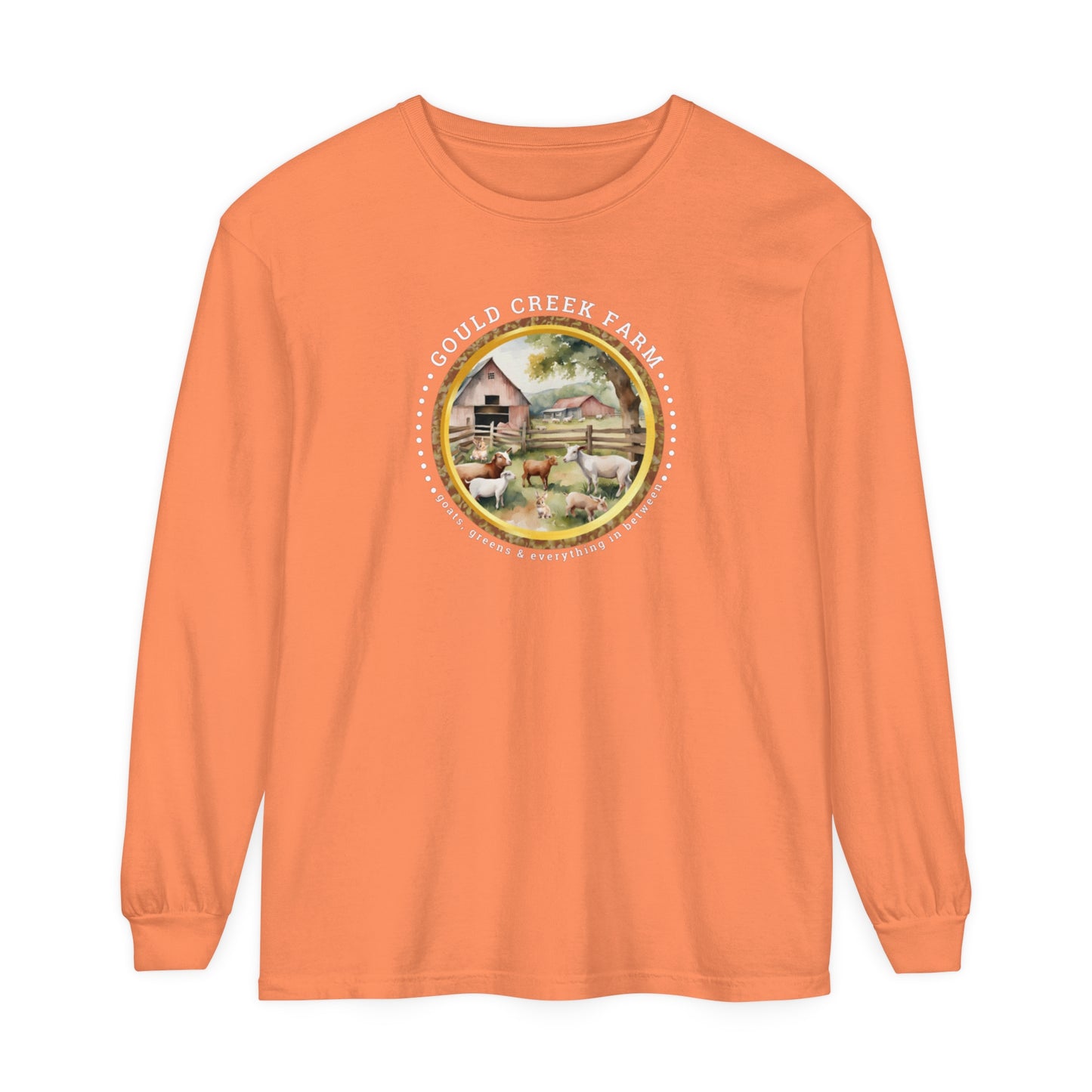 Gould Creek Farm - Unisex Garment-dyed Long Sleeve T-Shirt