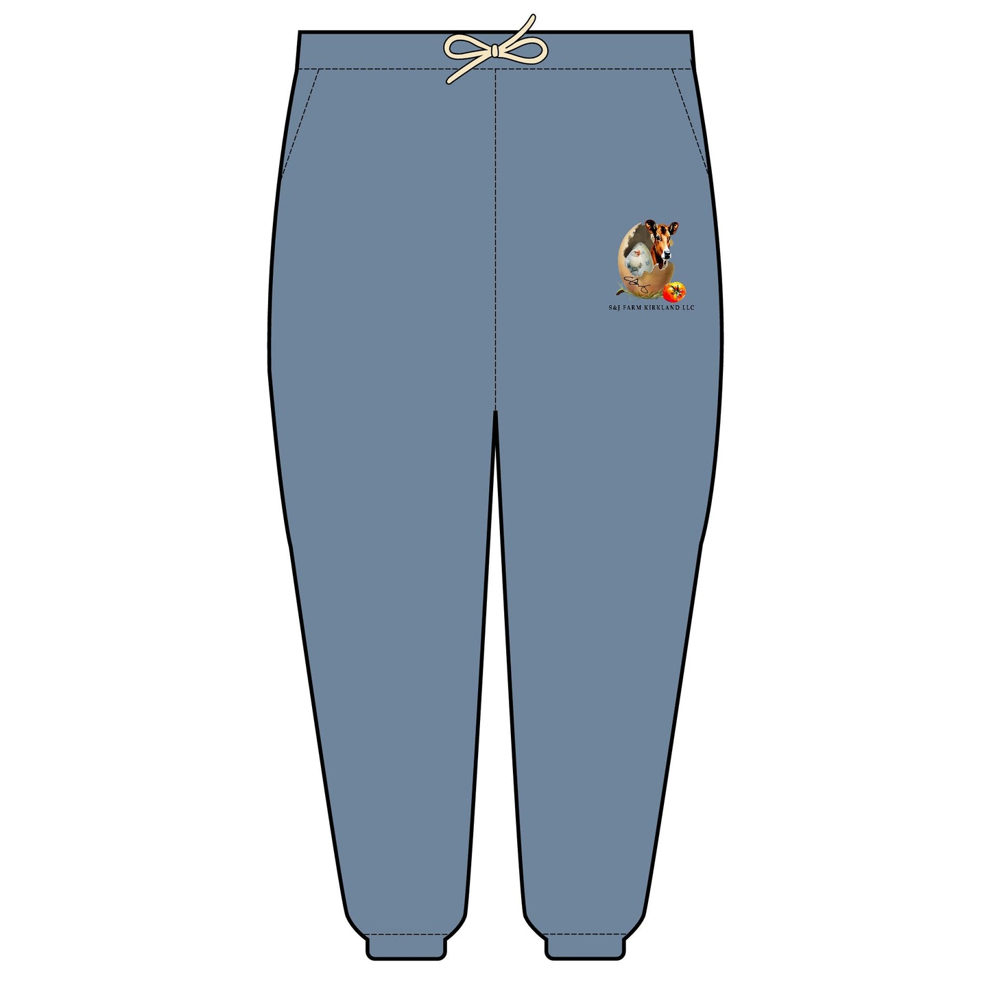 S&J Farm Kirkland LLC - Unisex Garment-Dyed Lightweight Fleece Sweatpants