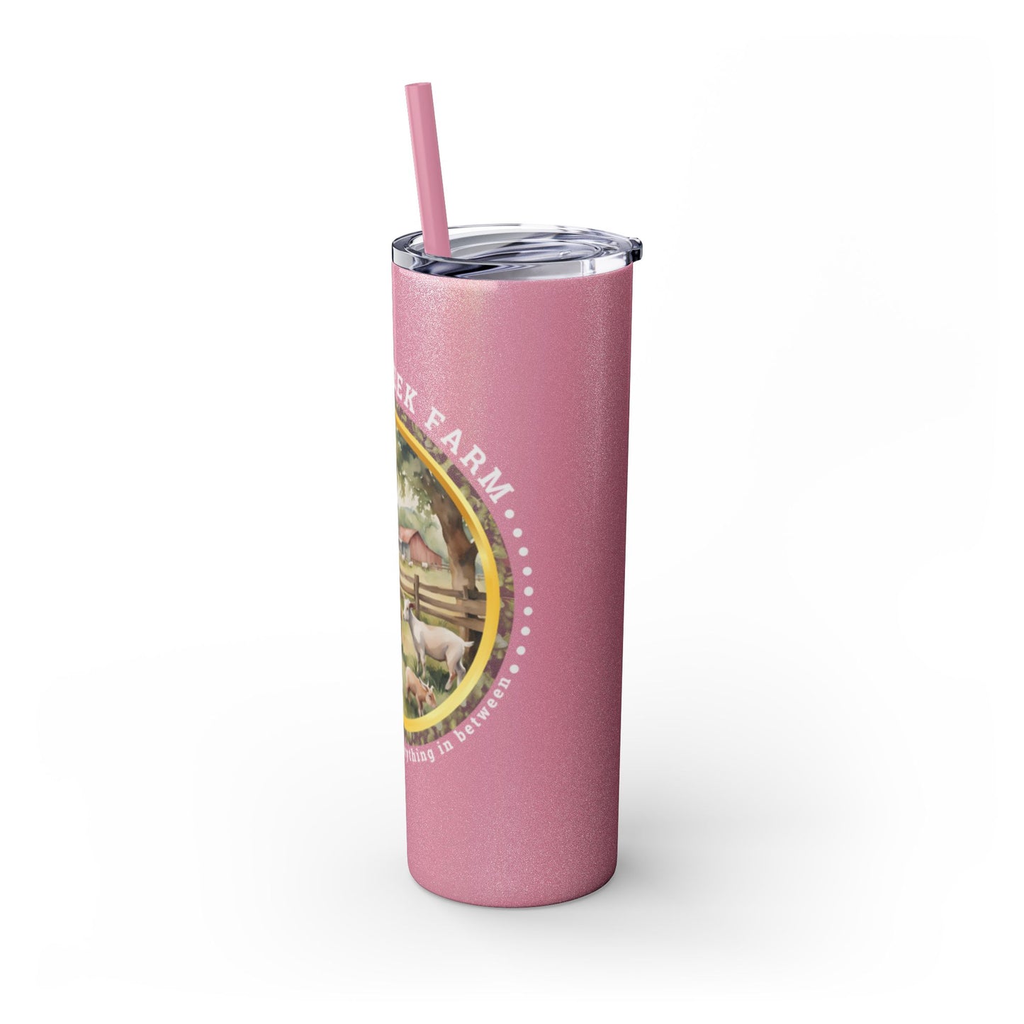 Gould Creek Farm - Skinny Tumbler with Straw, 20oz