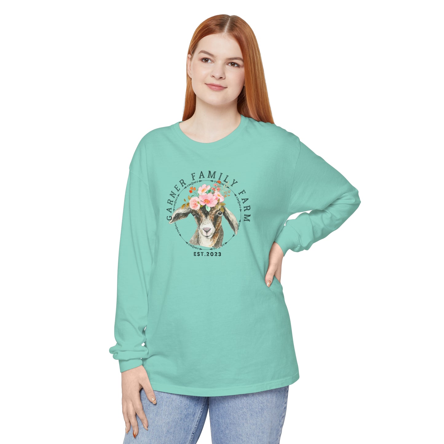 Garner Family Farm - Unisex Garment-dyed Long Sleeve T-Shirt