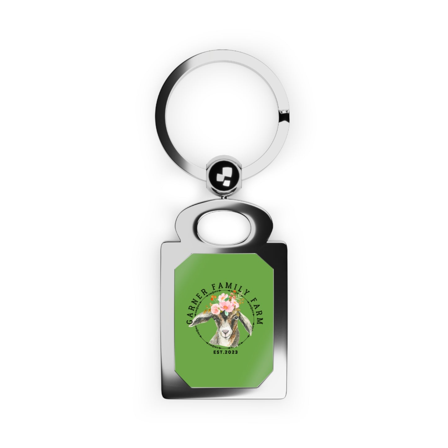 Garner Family Farm - Rectangle Photo Keyring