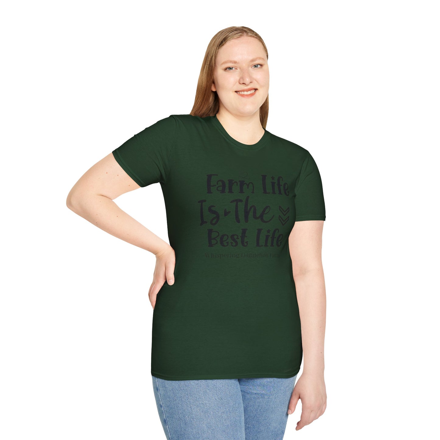 Farm Life is the Best Life WDF - Unisex Softstyle T-Shirt