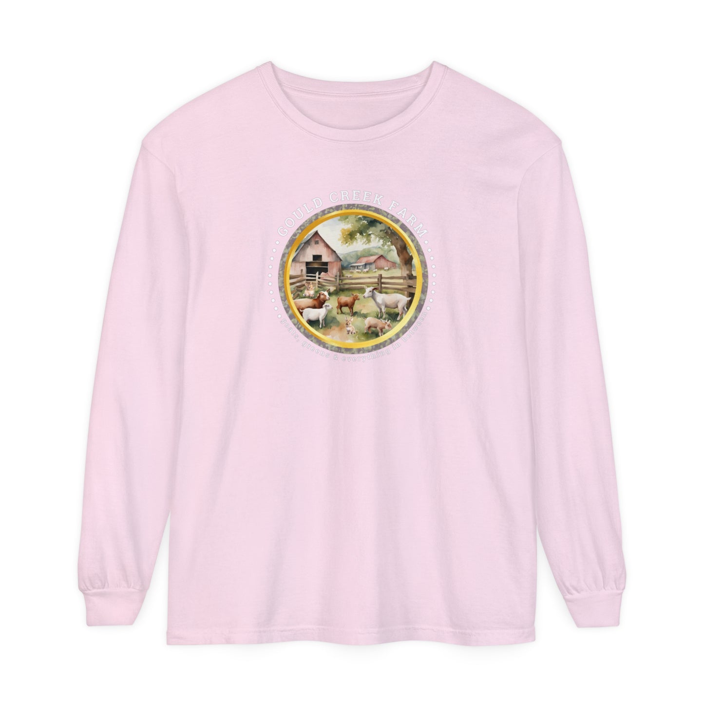 Gould Creek Farm - Unisex Garment-dyed Long Sleeve T-Shirt