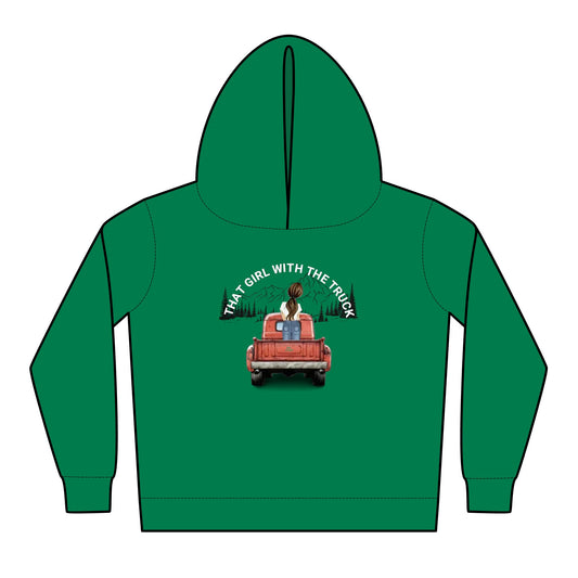 THAT GIRL WITH THE TRUCK - Toddler Pullover Fleece Hoodies