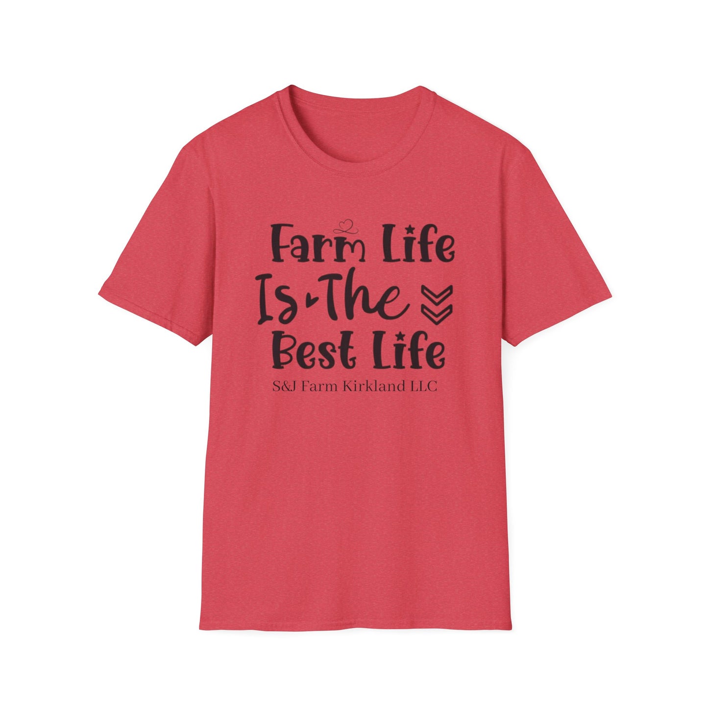 Farm Life is the Best Life S&J - Unisex Softstyle T-Shirt