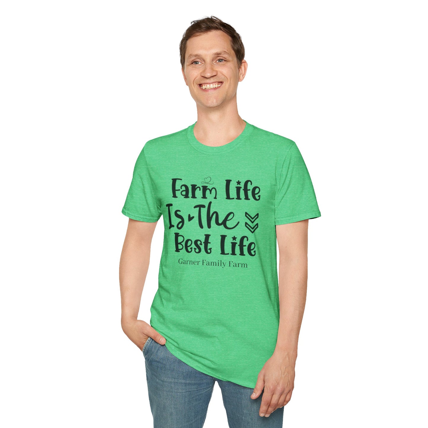 Farm Life is the Best Life GFF - Unisex Softstyle T-Shirt