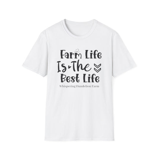 Farm Life is the Best Life WDF - Unisex Softstyle T-Shirt