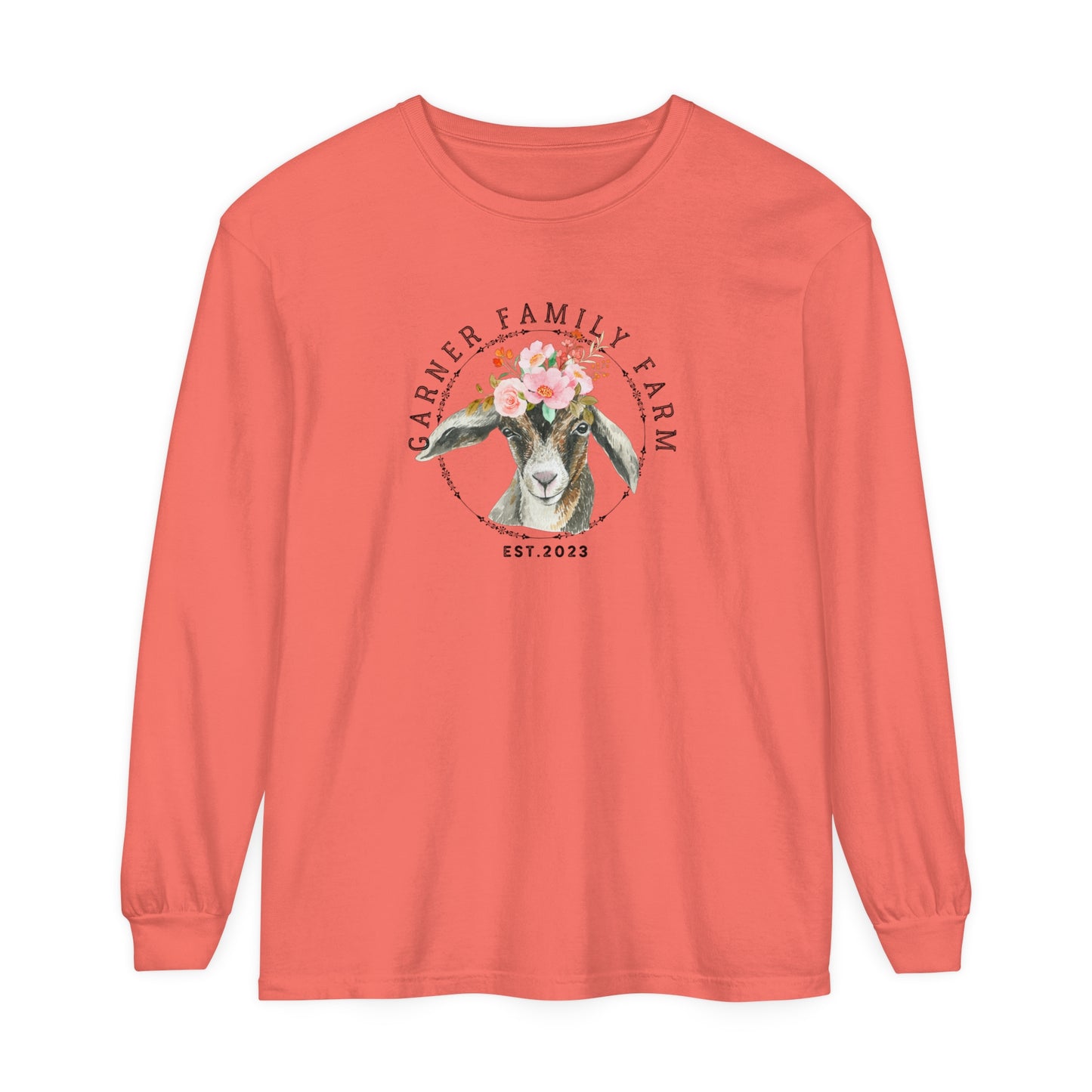 Garner Family Farm - Unisex Garment-dyed Long Sleeve T-Shirt