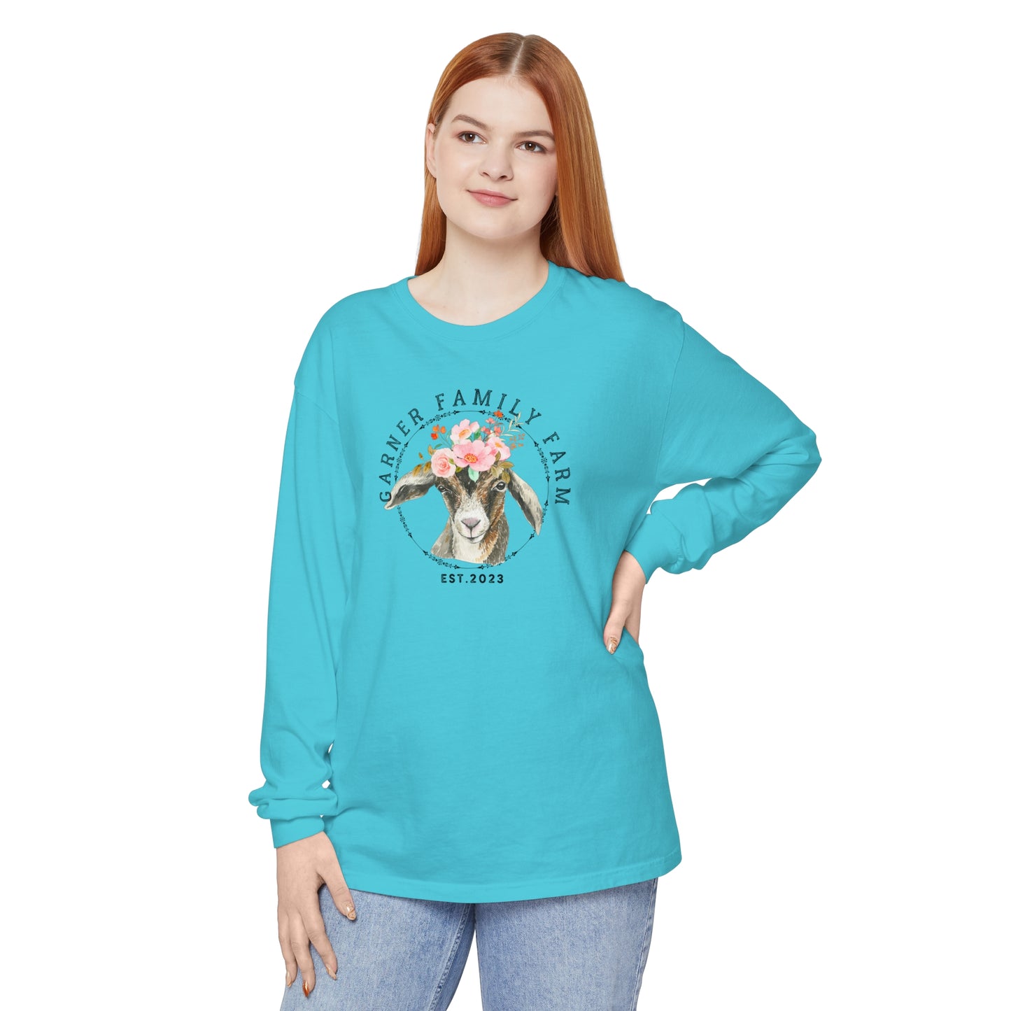 Garner Family Farm - Unisex Garment-dyed Long Sleeve T-Shirt