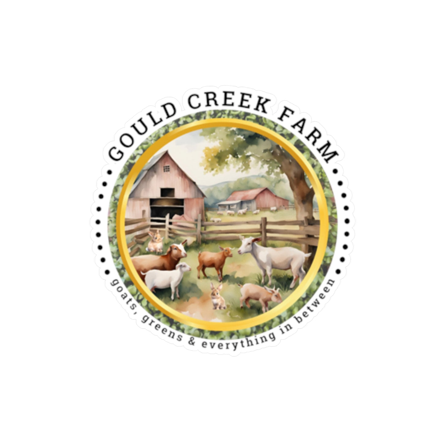 Gould Creek Farm - Kiss-Cut Vinyl Decals