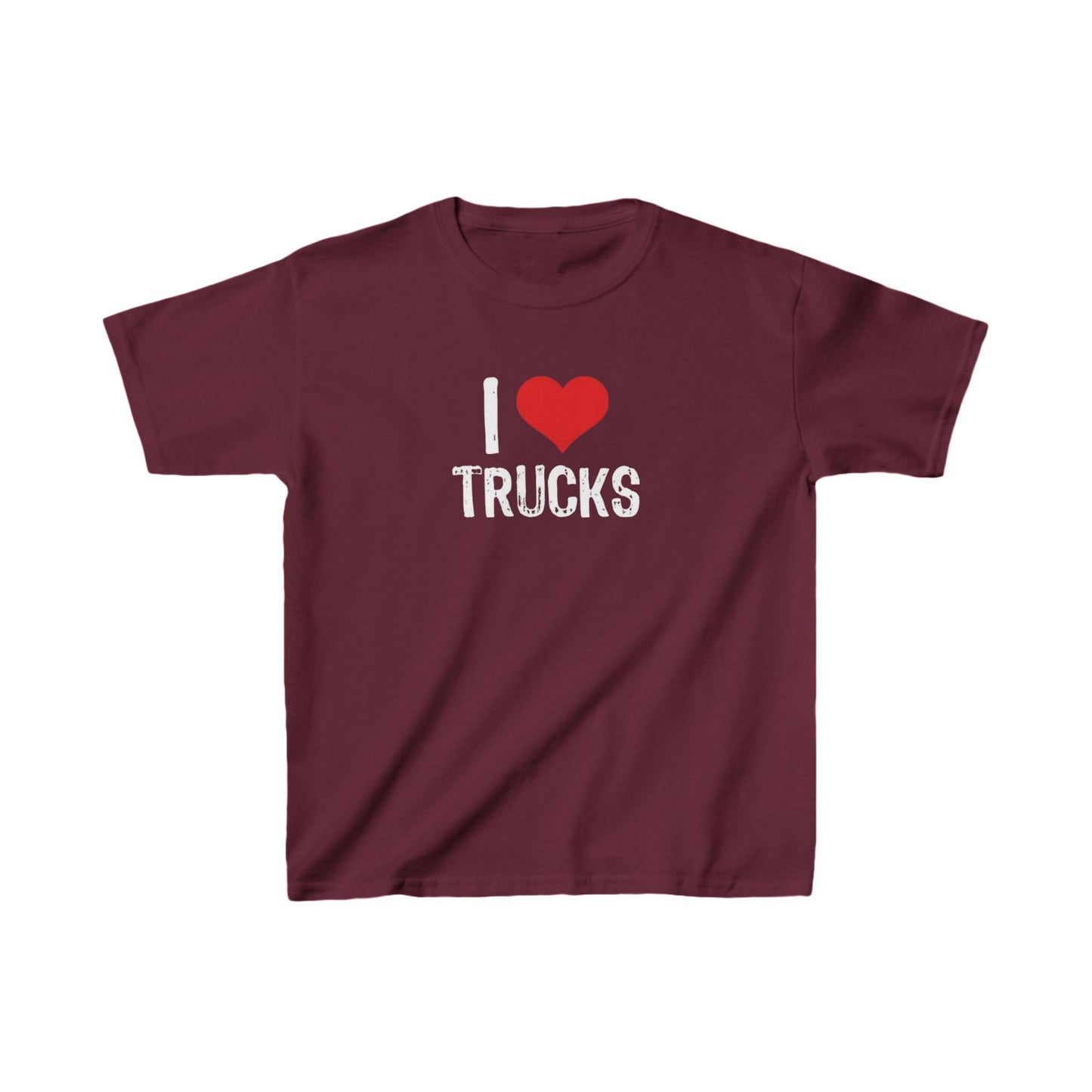 I Love Trucks - Kids Heavy Cotton™ Tee