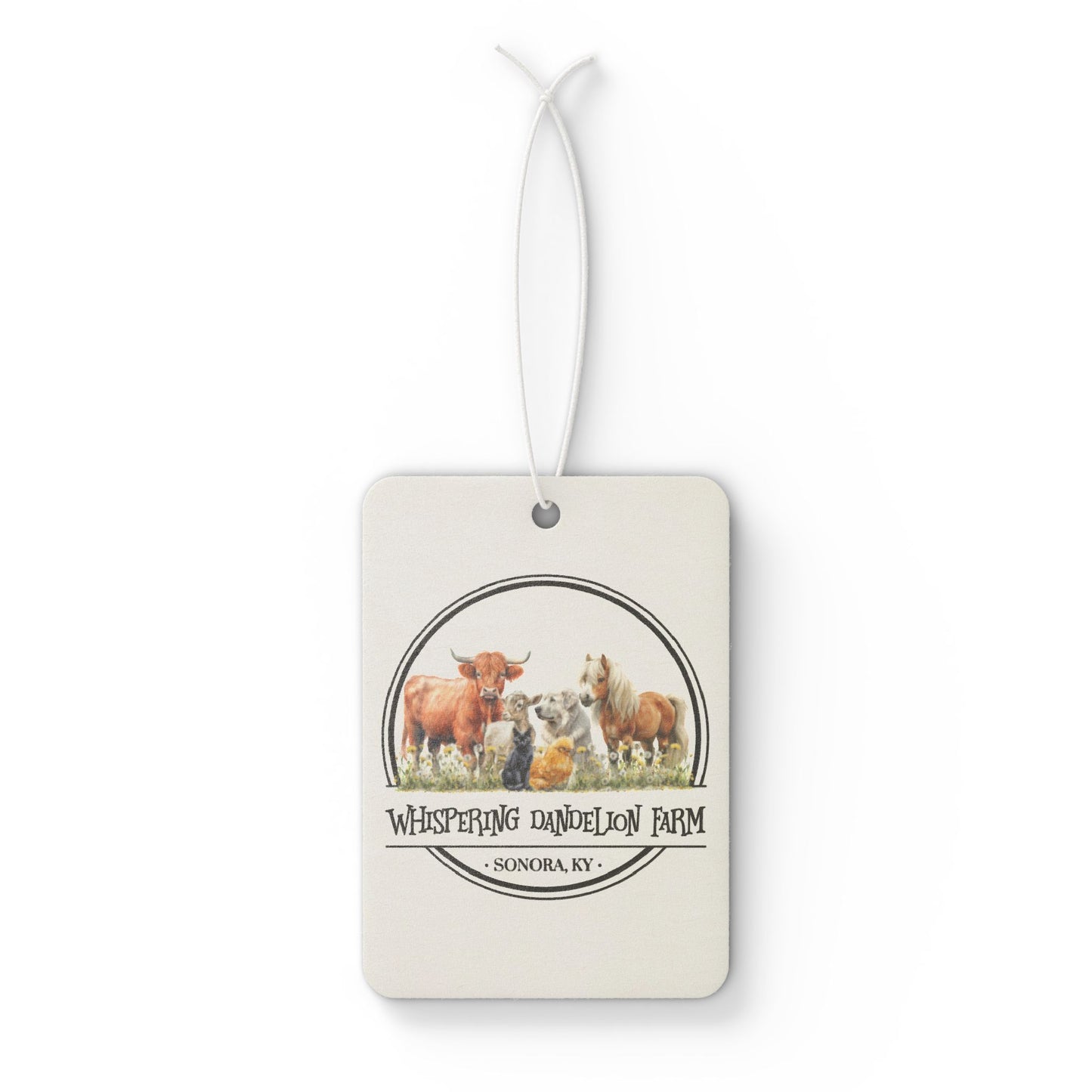 Whispering Dandelion Farm - Car Air Freshener