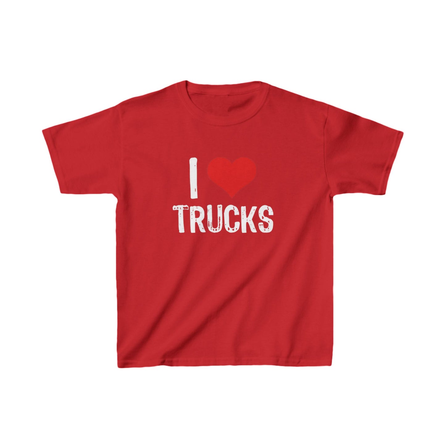 I Love Trucks - Kids Heavy Cotton™ Tee