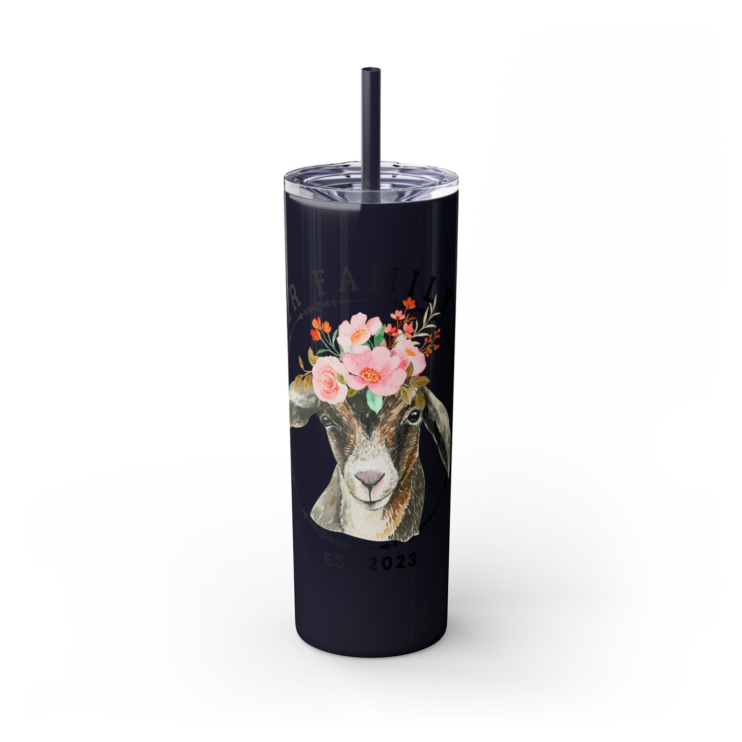 Garner Family Farm - Skinny Tumbler with Straw, 20oz