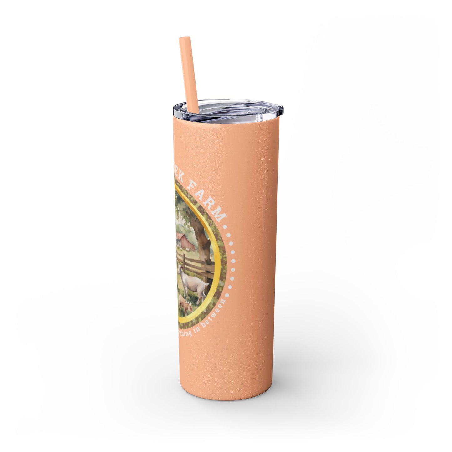 Gould Creek Farm - Skinny Tumbler with Straw, 20oz