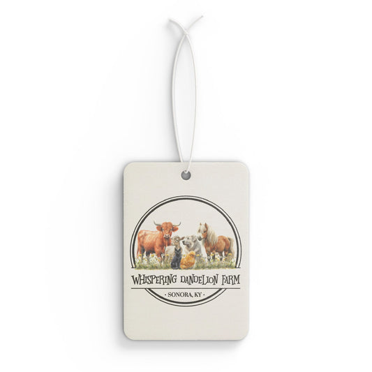 Whispering Dandelion Farm - Car Air Freshener