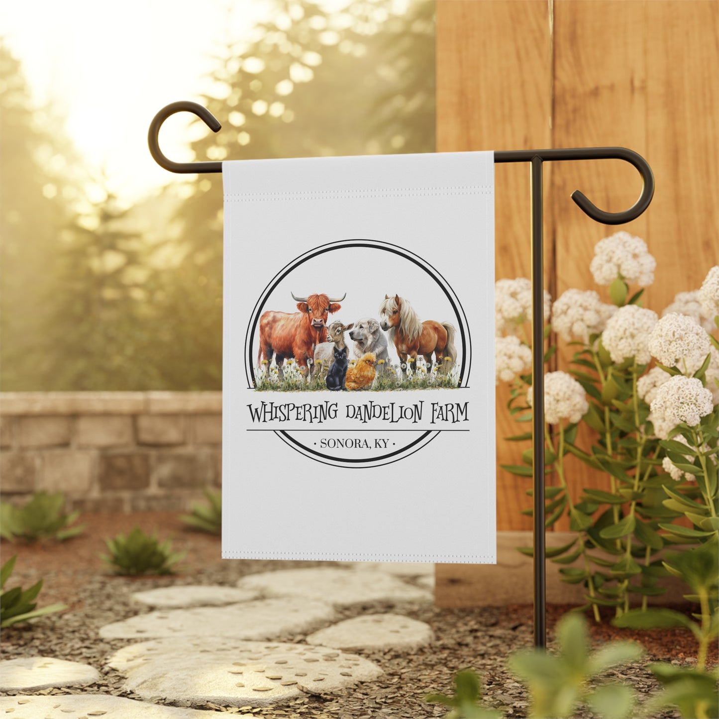 Whispering Dandelion Farm - Garden & House Banner