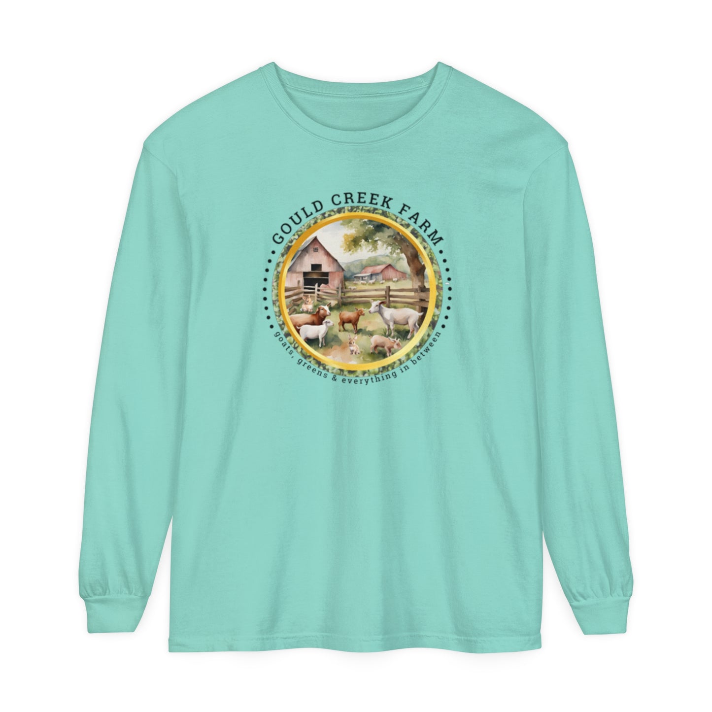 Gould Creek Farm - Unisex Garment-dyed Long Sleeve T-Shirt