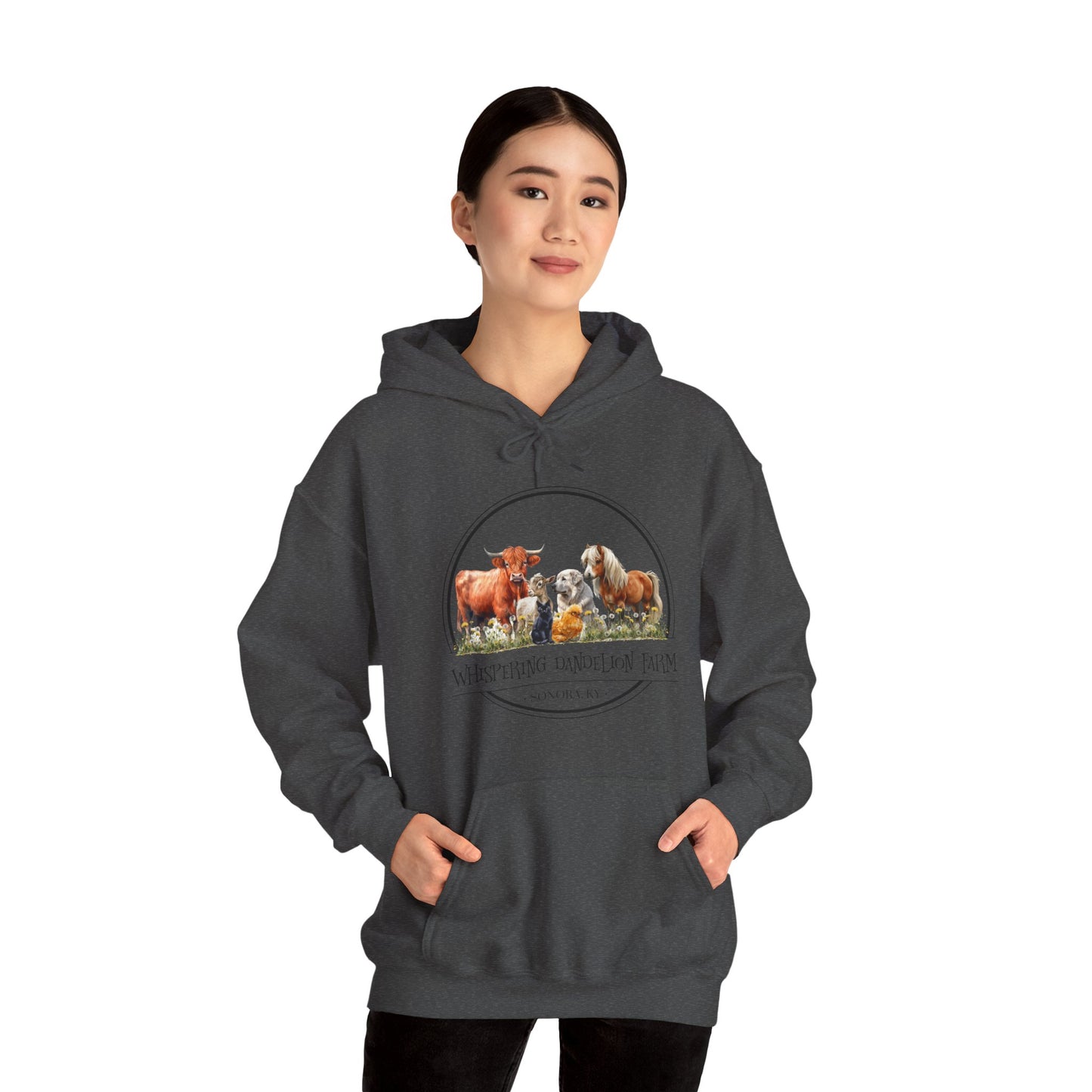 Whispering Dandelion Farm - Unisex Heavy Blend™ Hooded Sweatshirt